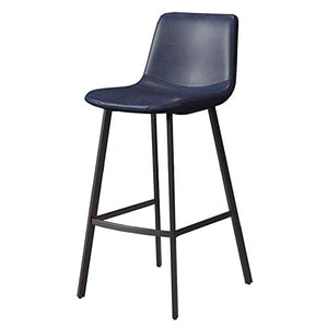 Sgabelli Alti in Metallo Moderni Cucina Colazione Bar Sedia Contatore Casa Sgabelli da Bar con Sedile in Pelle PU Altezza 65 / 75cm per Sala da Pranzo caffè Bistro Pub
