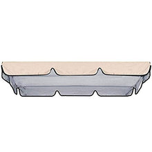 U/B - Copertura per altalena da giardino, universale, di ricambio, adatta per esterni, impermeabile, per dondolo e sedia a dondolo (249 x 185 x 18 cm)