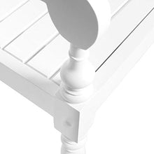 Tidyard Sedie Batavia White Chairs 2 pz Indoor Outdoor Sgabello da Giardino in Massello di Legno di Mogano 58x50x82 cm Bianco
