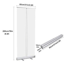 Topniu. □ Per il business □ Startment Guards Schermata di igiene trasparente Sneeze Sneeze Guardia per la guardia starnutata per il dazio piano Starnuscello Roll Up Sneeze Guard 120x200cm / 47x79in pe