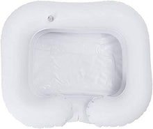 Zcm Vassoio per shampoo gonfiabile, lavabo, lavabo, lavabo, con tubo di scarico, vasca da letto e supporto per il collo, strumenti per parrucchieri