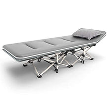 LLSS Lettino Prendisole in Metallo, Lettino Pieghevole con Set di Cuscini, Letto Portatile Pieghevole da Dieci Piedi Carico statico