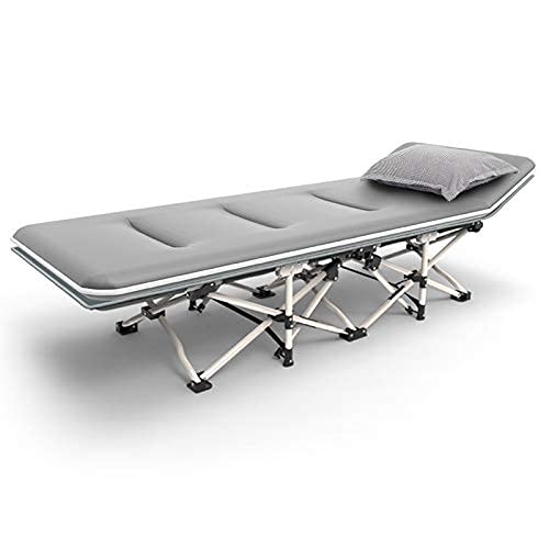 LLSS Lettino Prendisole in Metallo, Lettino Pieghevole con Set di Cuscini, Letto Portatile Pieghevole da Dieci Piedi Carico statico