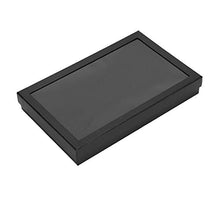 NATRUSS 8.7 * 5.9 * 1.2 Pollici Contenitore per Gioielli Contenitore per Gioielli Contenitore per Gioielli Comodo Ufficio Portatile Robusto e Durevole per la casa(Black)