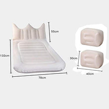 HongLianRiven Lettino da Viaggio Auto Gonfiabile Letto Letto da Auto Camping affollamento Gonfiabile Auto Materasso Gonfiabile Materasso for Auto Back Seat Cover Car Air Mattress 5-26 (Color : #3)