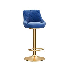 Sgabelli da Bar Sedia Bar Stool, ruotabile di 360 ° Sedile Imbottito Sagomato con Schienale e poggiapiedi, Altezza Regolabile Cucina Colazione Bar Sgabello Alto Regolabile Sgabello da Bar