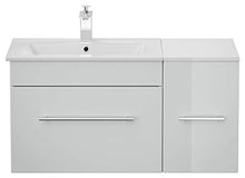 Set di mobili da bagno Fortuna bianco lucido