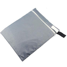 RASHION Copri Sedia per Appendere Le Uova nel Patio - Copri Sedia per Altalena da Giardino Impermeabile con Cerniera, 190x115 cm / 74,8"x45,3 (Gray)