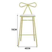 CMX-Barhocker Sgabelli da Bar da Cucina, sedie da bancone, Sgabello Moderno Imbottito, Sedia da appoggio, Sgabello a Isola con Schienale, Altezza Seduta 65 cm / 75 cm