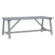 vidaXL Set Pranzo da Giardino 9 pz in Legno Massello di Acacia Grigio