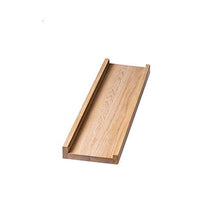 RCLD Una partizione Tastelesshlr-Mensola di Legno Solido Legno di Blocco specifico Riferimento Taglie visualizzazione Bookshelf Superficie Liscia Staffa di Legno, Materiale: Quercia (Size : 300mm)