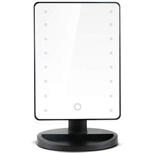 KDMB Specchio cosmetico, Specchio per Il Trucco con Luce/Specchio Luminoso a LED/Specchio cosmetico con luci/Specchio Specchio cosmetico Illuminato Illuminato a LED con luci scrivania da appoggio po