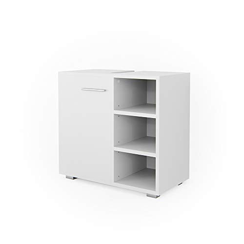 Vicco Mobile sottolavabo Perry Armadietto lavabo Bianco