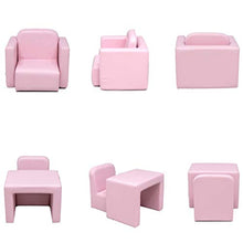 MeiMei Bambini Che imparano Il Piccolo sofà Sveglio Singolo sede pigra del sofà della Sedia della Sedia di Studio della Sedia del sofà del Bambino (Color : Pink)