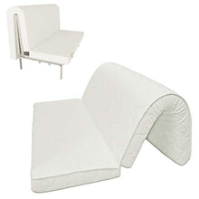 Baldiflex Materasso per Divano Letto Brio Pronto Letto, con Piega su Seduta, Ortopedico, ergonomico, Anallergico, 140x200x10cm