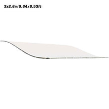 Fuguzhu - Gazebo per barbecue in tela 420D, impermeabile, copertura superiore per tetto da esterni, cortile (non incluso supporto in acciaio) (3 x 2,6 m)