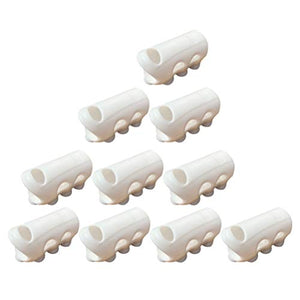 Cabilock 10Pcs Supporto della Testa di Acquazzone Bagno Regolabile Supporto della Testa di Acquazzone Tenuto in Mano di Plastica Staffa di Montaggio per di Marmo di Vetro in Metallo