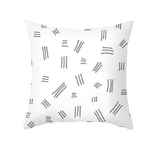 Federe Cuscini Divano 45X45,Fodere Per Cuscini, Motivo Geometrico Grigio Giallo Semplice Nordico, Fodera Per Cuscino Lombare Per Divano Da Ufficio, Set Di 4 Articoli Per La Decorazione Della Casa, Cor