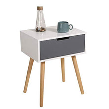 KAISIMYS Tavolino da caffè, Comodino Semplice in Stile Nordico/Comodino per Camera da Letto Semplice/Comodino per Divano/Tavolo angolare/tavolino Quadrato