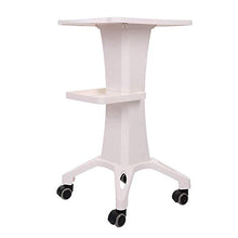Duan hai rong DHR- Carrello Bianco dello Strumento della Stazione termale di Bellezza sulle Ruote, Carrello dell'attrezzatura for Bellezza dei Capelli，Load 70kg Bagagli Servizio di Bellezza Trolley