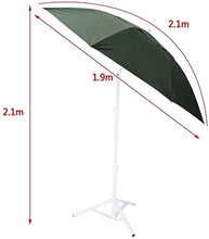 SHANCL Ombrellone Outdoor orientabile Ombrellone Sun Protection Ombrello da Pesca, Pieghevole Direzione Regolabile, Triangolare Base