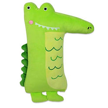WESEEDOO Dinosauri Peluche Cuscini Decorativi Bambini Cuscini Carini plushie Cuscino Carino Cuscino Morbido per Bambini Peluche Dinosauri di Peluche Lussuoso Long Mouth Crocodile
