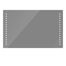 Specchio da bagno, specchio da parete con 30 luci LED, specchio da parete con illuminazione per il bagno, camera da letto, trucco (100 x 60 cm)