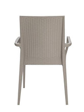 Poltrona Rattan Bistrot juta (Conf. da 6 pz.)
