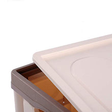 BESTSOON Armadietto da Esterno per Mobili da Giardino Esterna Impermeabile Organizzatore Storage Box Cortile Auto Toolbox Garden Moving Pieghevole Storage Box con Coperchio