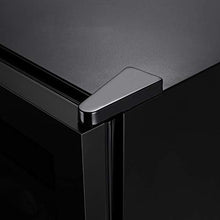 VIY Umidificatore per Sigari, Humidor con Ripiani in Legno di Cedro, 11-18 °C, Touch Display Digitale, 38 Db, Illuminazione A LED, 25 L, 150 Sigari, Nero
