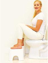 Sgabello da Toilette in plastica per Bagno, Sgabello da Bagno Antiscivolo con Gradino per Bagno, poggiapiedi per Sgabello da Bagno per alleviare la stitichezza 7.1 (Dimensioni: 17,5 cm)