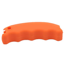 JOOFFF Maniglia per Borsa da Trasporto in Silicone Maniglia per Borsa per la Spesa con Una Presa da Viaggio,Arancia
