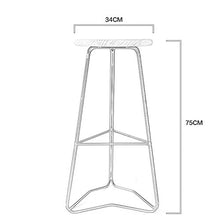 XHCP Sgabelli Sgabelli da Bar Sedia Mobili da Soggiorno con Schienale Bowknot per Cucina/Bar Sgabelli Alti Gambe in Metallo Dorato - 75 cm Altezza da Pub - Sedie Moderne da Pranzo per Il Tempo