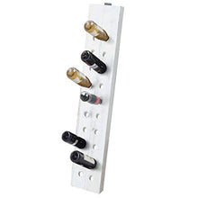 Mendler Serie Vintage portabottiglie HWC-C54 Legno paulonia 120x22x5cm Bianco