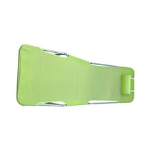 Outsunny - Lettino Reclinabile Sdraio Sedia da Giardino Spiaggia Piscina Verde Chiaro