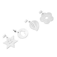 Oumefar Clip per tovaglia Morsetti per tovaglie Supporti per tovaglie Innovativi per Barbecue da Picnic(Flower+Star+Arrow+Leaf)