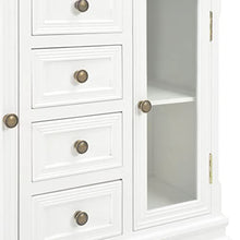 vidaXL Credenza Bianca 70x28x70 cm in Legno Massello di Pino Madia Mobile Comoda Funzionale Durevole Robusta Resistente Ampia Solida Pratica