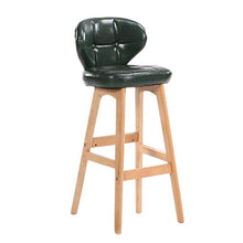 LF- Bar Stool Bar Stool Moda Creativa Bar Chair Casa Schienale Alto Seggiovia Bar Stool Rotante ad Alta Sgabello Sgabello Colazione Ristorante Ascensore Sgabello semplicità (Color : Green)