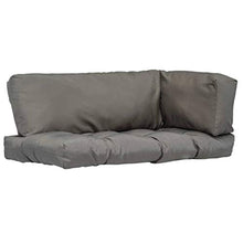 vidaXL 3X Cuscini per Pallet Stile Classico Imbottito Morbido Relax Seduta per Divano Sofa Arredo Casa Grigi 58x58x10 cm in Poliestere