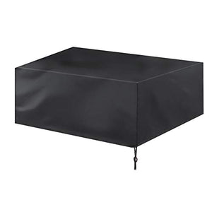 ffu copertura impermeabile per tavolo da esterno impermeabile antipolvere per mobili da patio copertura protettiva divano tavolo da pranzo (213 x 132 x 74)