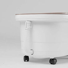 ZSQDSZ Massaggiatore per pediluvio con termometro, Piedi per Macchina da Bagno Piedi per ammollo Vasca Caratteristiche per Vibrazione, Massaggio con rulli Spa, per alleviare l'affaticamento