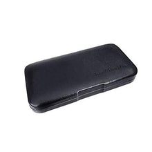 Scatola di sigarette humidor, portatile da viaggio cedar legno scatola sigaro sigaro umidificatore in legno massello scatola di sigaro professionale 3 bastoncini, regalo, nero elegante (inviare forbic