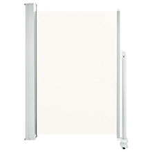 vidaXL Tenda da Sole Laterale Retrattile 120x300 cm Crema Parasole Frangivento
