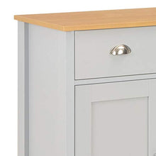 FAMIROSA Credenza Grigia 79x35x81 cm