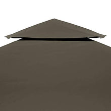 vidaXL Copertura Superiore per Gazebo a 2 Strati 310g/m² Talpa Tetto Tendone