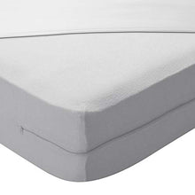 Pikolin Home -Housse de matelas bleue en tissu éponge élastique et respirante qui couvre les 6 côtés du matelas