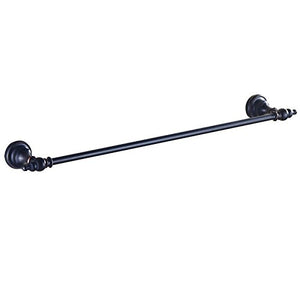 MBYW Portasciugamani Moderno Minimalista Portasciugamani Elegante per Il Bagno di Moda Portasciugamani retrò in Bronzo Nero con Asta Singola in Bagno Europeo  Adatto per Bagno,Cucina, Ufficio