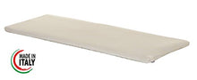 Materassimemory.eu Topper Memory Foam Matrimoniale Mis. 160x190 Alto 7 cm Memory Foam Rivestimento Sfoderabile Aloe Vera con elasitici angolari di Fissaggio