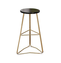 Sgabello da bar mobili sgabelli alti sgabelli da bar cucina sgabello da colazione moda sedia da pranzo sedia in legno sedia da bar bancone (colore: A, dimensioni: altezza 65 cm)