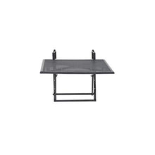 greemotion 416505 Tavolino Pieghevole da Balcone, Regolabile in Altezza, Grigio, Piccolo